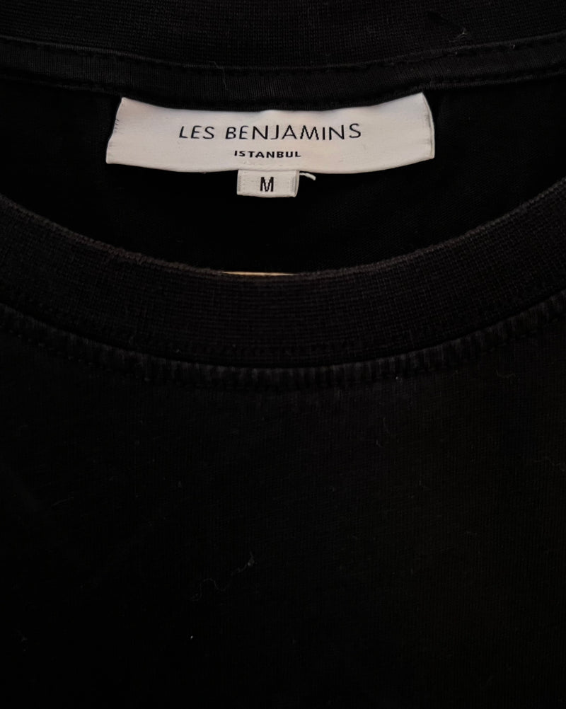 Les Benjamins Black T-Shirt Mens S / Small M